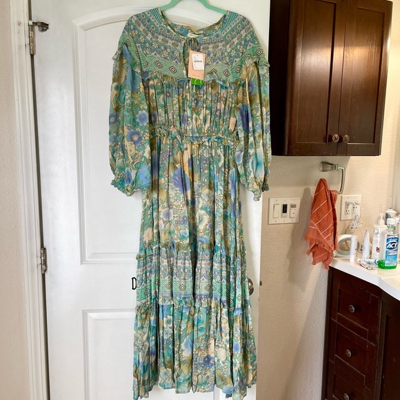 Spell Fp turquoise amethyst gown L - Picture 5 of 13